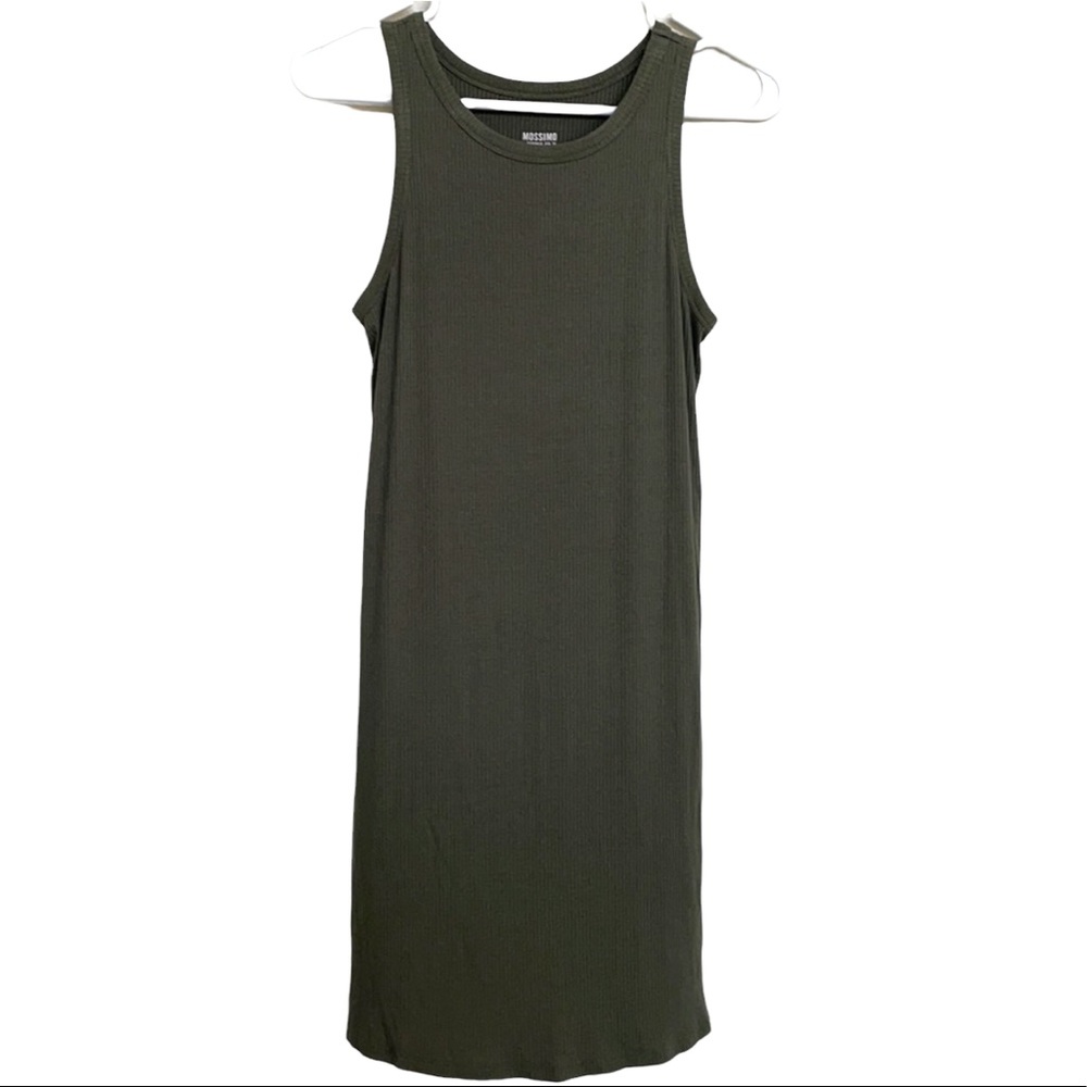 Mossimo Supply Co. Olive Midi Dress